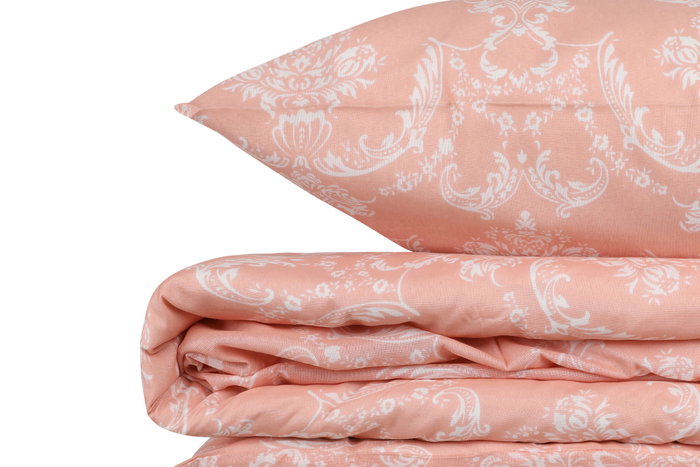 L'essentiel linge de maison Juego de funda de edredón individual Pure - Powder
